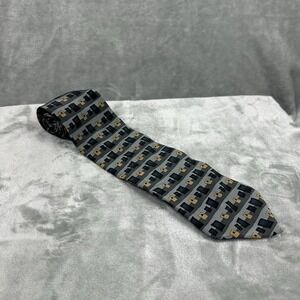 VTG Grateful Dead 100% Silk Neck Tie 3.75" x 57" Doorways and Splices Fifth Set
